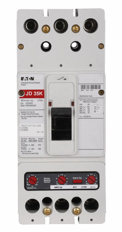 Westinghouse JD3090 Circuit Breaker | Series C JD 600V 90A