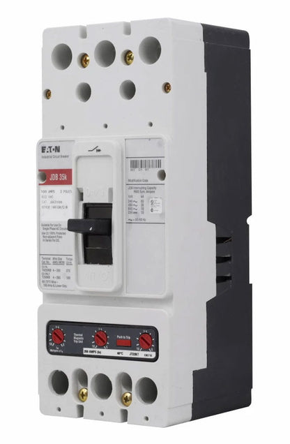 Cutler Hammer JDB3100 Circuit Breaker | 600V 100A 3P 35kA@480V Feed-Thru Series C
