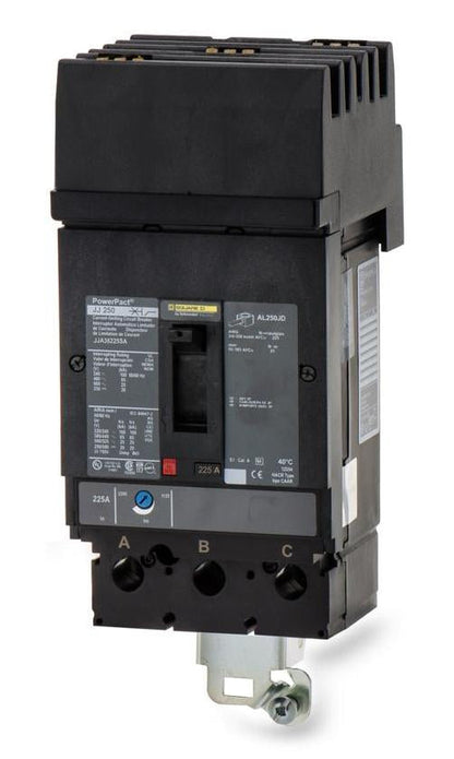 Square D JJA36225SA Circuit Breaker | 600V 225A 3P 65kA@480V I-Line Style Plug-In Powerpact