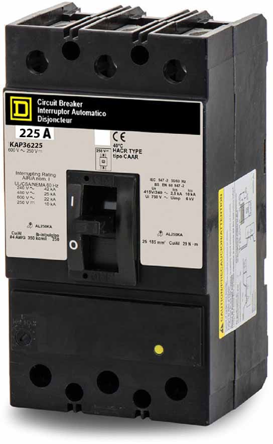 Square D KAP36100 Circuit Breaker | KAP SERIES KAP 600V 100A