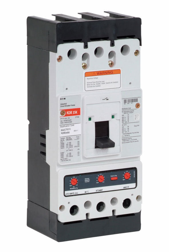Westinghouse KDB3400 Circuit Breaker | Series C KDB 600V 400A