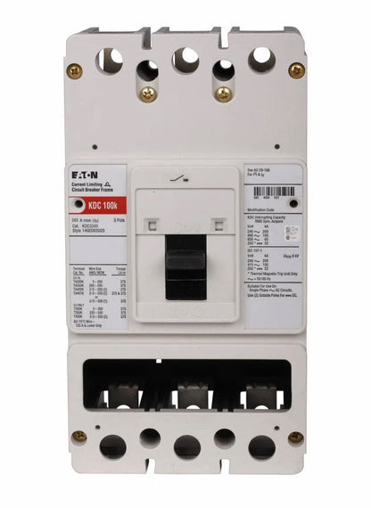 Cutler Hammer KDC3300X Circuit Breaker | 600V 300A 3P 100kA@480V Bolt-On Series C