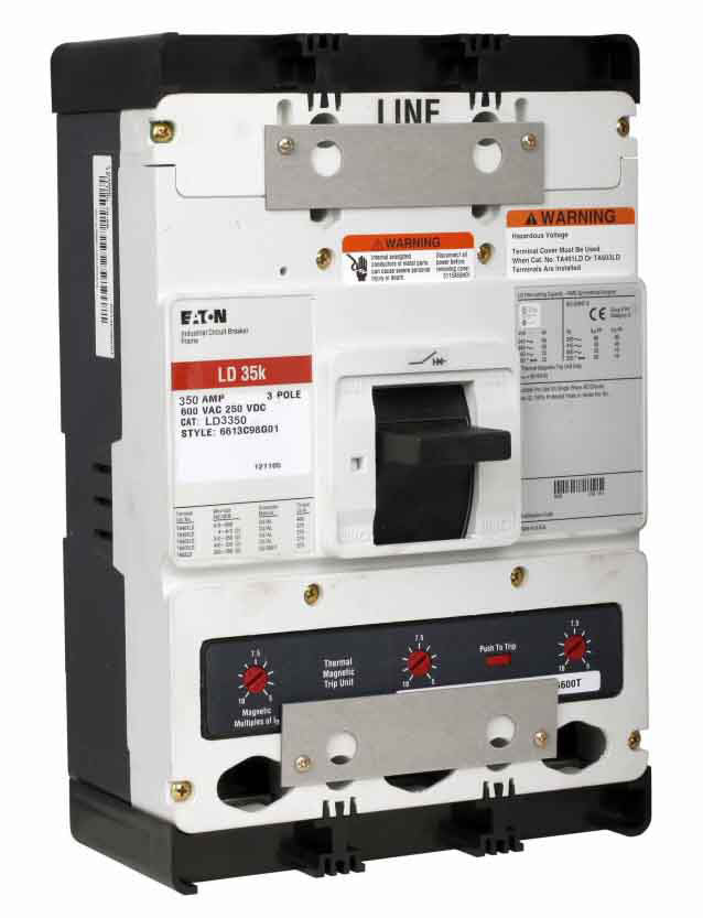 Cutler Hammer LD3350 Circuit Breaker | Series C LD 600V 350A
