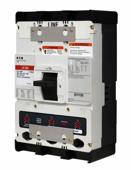 Cutler Hammer LD3400X Molded Case Circuit Breaker | 600V 400A 3P 35kA@480V Bolt-On Series C