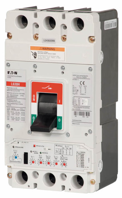 Eaton LGH3400FAG Circuit Breaker | 600V 400A 3P 65kA@480V Bolt-On Series G