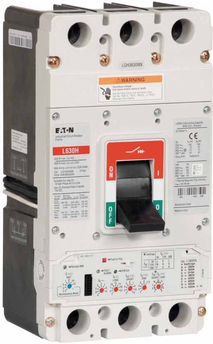 Cutler Hammer LGH3630NN Circuit Breaker | Series G LGH 600V 630A