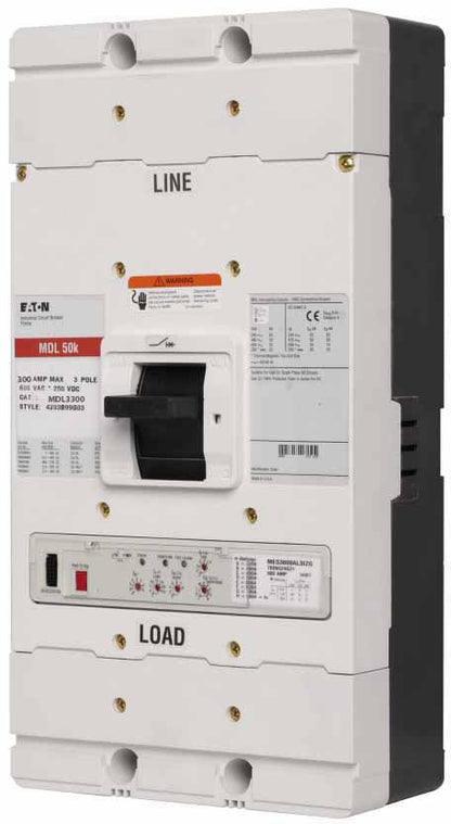 Westinghouse MDL3300 Circuit Breaker | Series C MDL 600V 300A