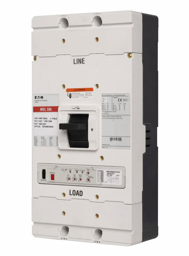 Cutler Hammer MDL3600 Circuit Breaker | Series C MDL 600V 600A