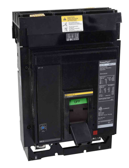 Square D MGA36350 Circuit Breaker | 600V 350A 3P 35kA@480V I-Line Style Plug-In Powerpact