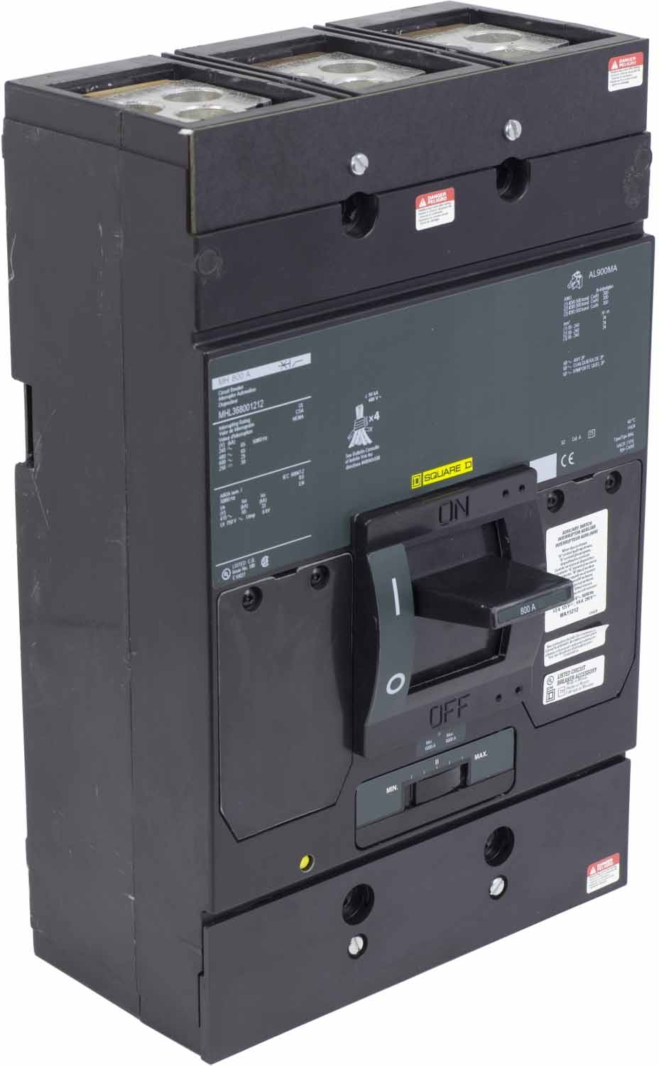 Square D MHL368001212 Circuit Breaker | MHL Series MHL 600V 800A