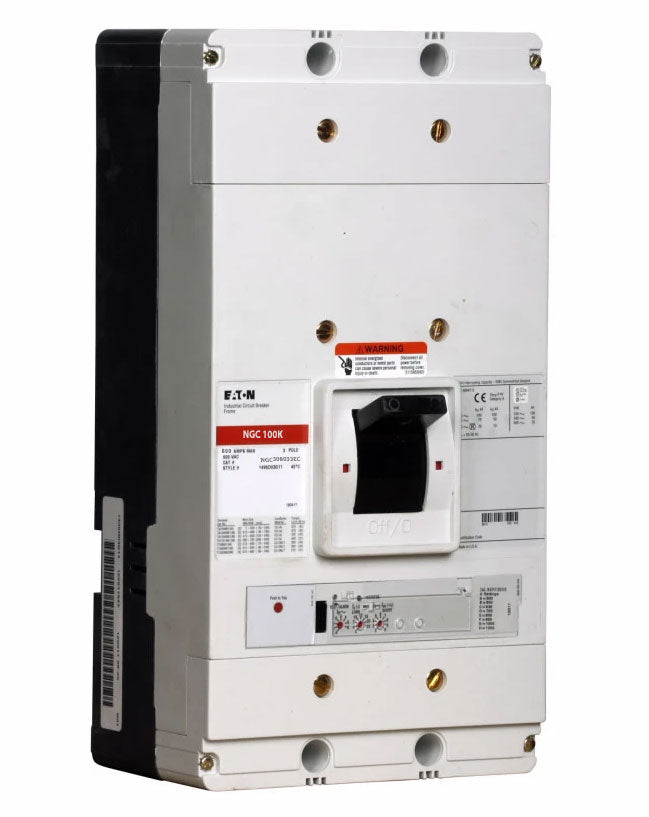 Cutler Hammer NGC308033EC Molded Case Circuit Breaker | 600V 800A 3P 100kA@480V Bolt-On Series G