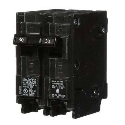 Siemens Q230 Circuit Breaker 120/240V 30A 2P 10kA@240V Plug-In Q Series