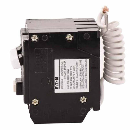 Cutler Hammer QBGFT2020 Circuit Breaker | 240V 20A 2P 10kA@120V Bolt-On QUICKLAG