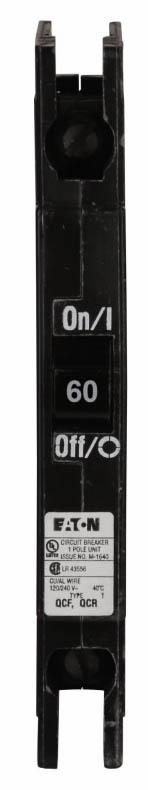 Cutler Hammer QCR2060 Circuit Breaker | 240V 60A 2P 10kA@240V Feed-Thru QUICKLAG