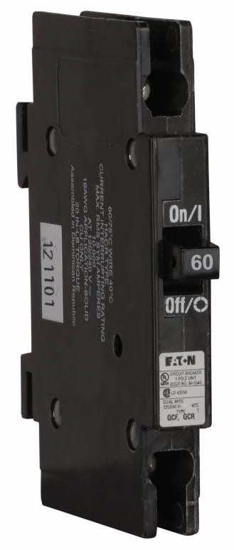 Cutler Hammer QCR2060 Circuit Breaker | 240V 60A 2P 10kA@240V Feed-Thru QUICKLAG