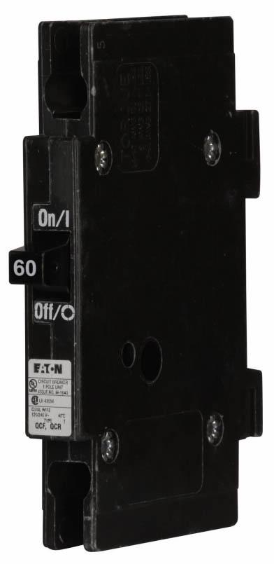 Cutler Hammer QCR2060 Circuit Breaker | 240V 60A 2P 10kA@240V Feed-Thru QUICKLAG