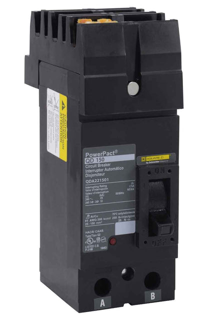 Square D QDA221501 Circuit Breaker | 240V 150A 2P 25kA@240V I-Line