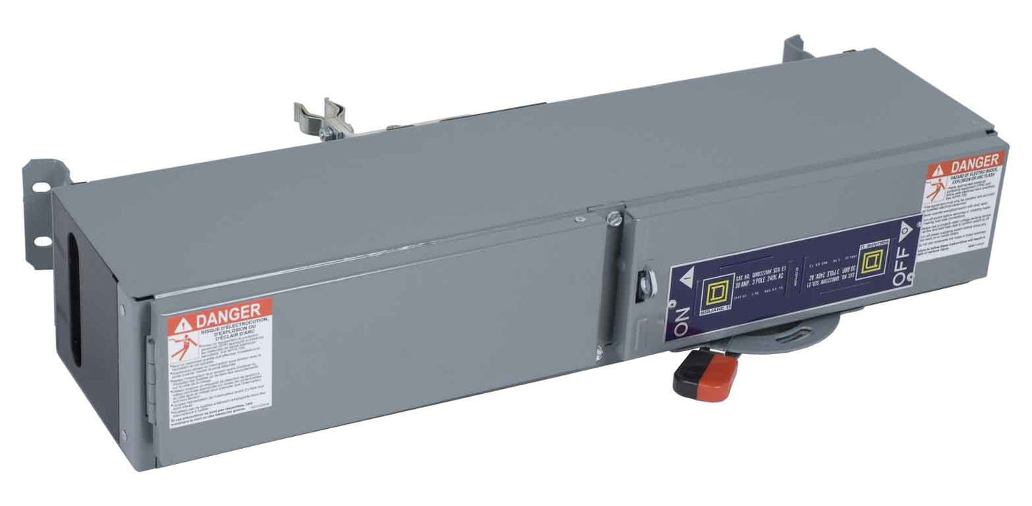 Square D QMB321HW Switch | 240V 30A 3P Fusible Panel Mount QMB Series E1-E2