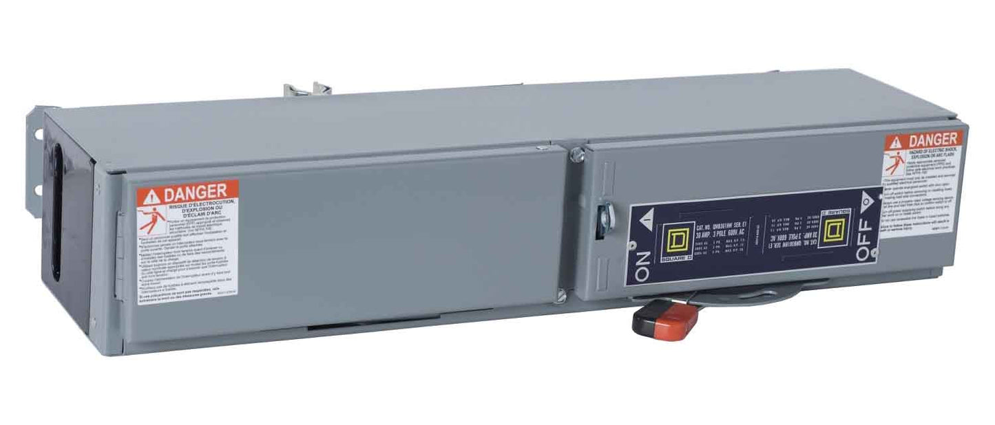 Schneider Electric QMB322HW Disconnect Switch | 240V 60A 3P Fusible QMB Series