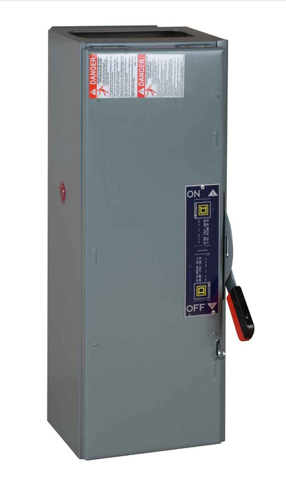 Square D QMB324W Switch | 240V 200A 3P Fusible Panel Mount QMB Series E1-E2