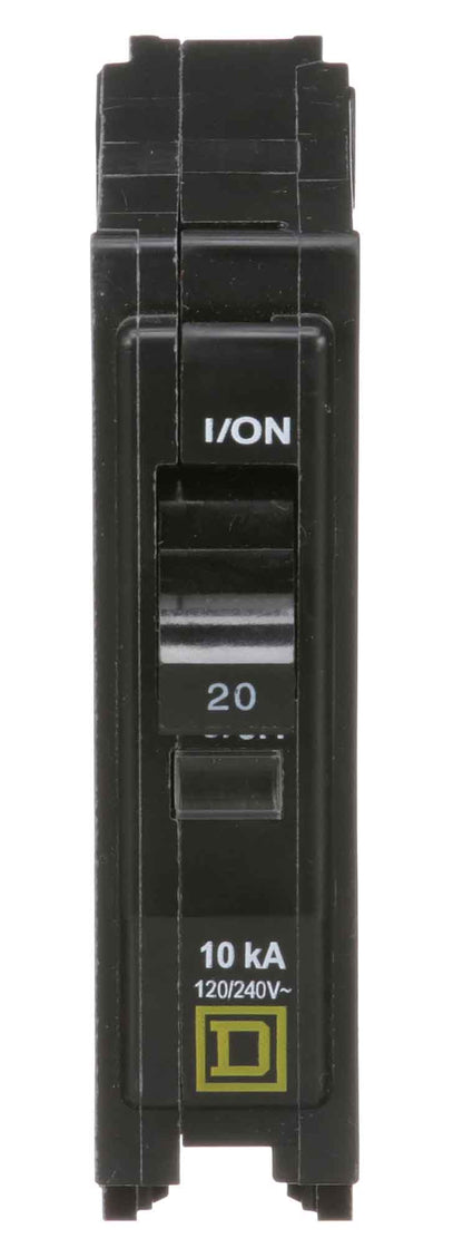 Square D QO120HM Circuit Breaker | 120V 20A 1P 10kA@120V Plug-In QO Series