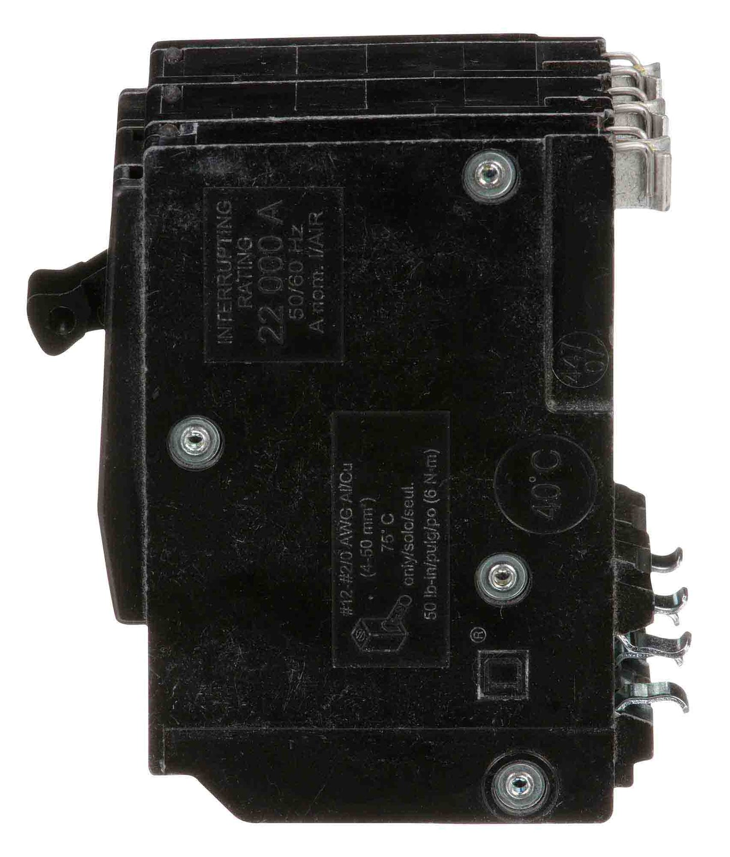 Square D QO340VH Circuit Breaker | 240V 40A 3P 22kA@240V Plug-In QO Series