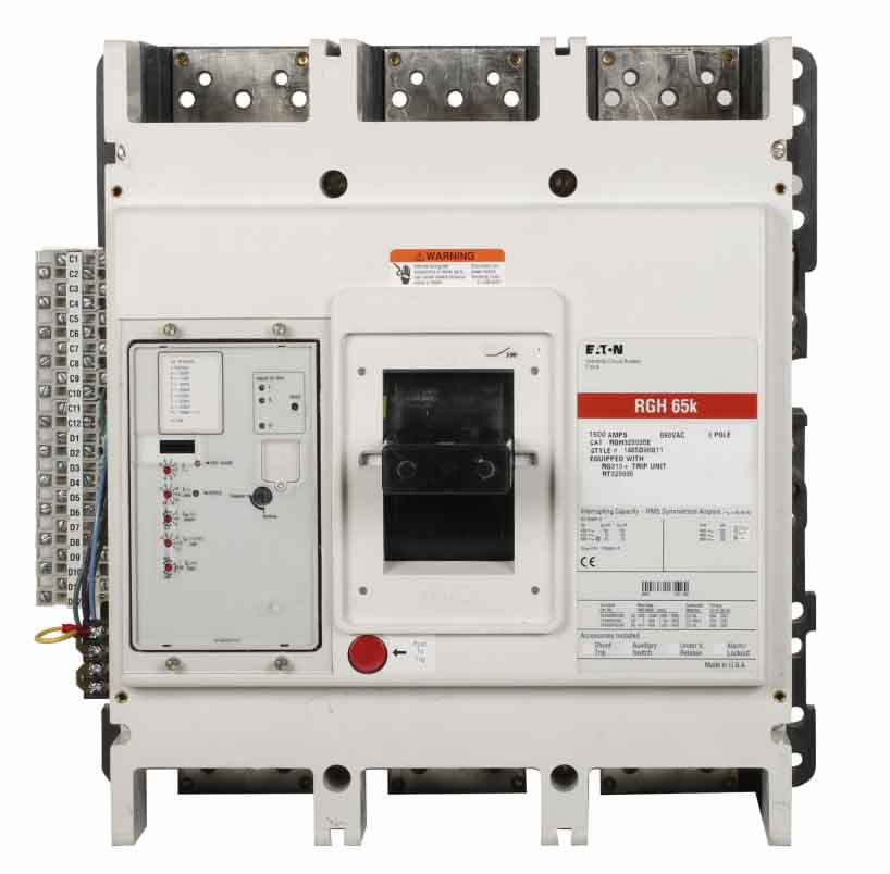 Eaton RGH316033E Circuit Breaker | 600V 1600A 3P 65kA@480V Bolt-On Series G