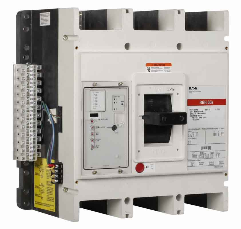 Cutler Hammer RGH316036E Circuit Breaker | 600V 1600A 3P 65kA@480V Bolt-On Series G