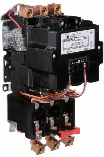 Square D 8536SFO1V02S Motor Starter 3 pole 3 phase 600V 135A 110V coil Class 8536