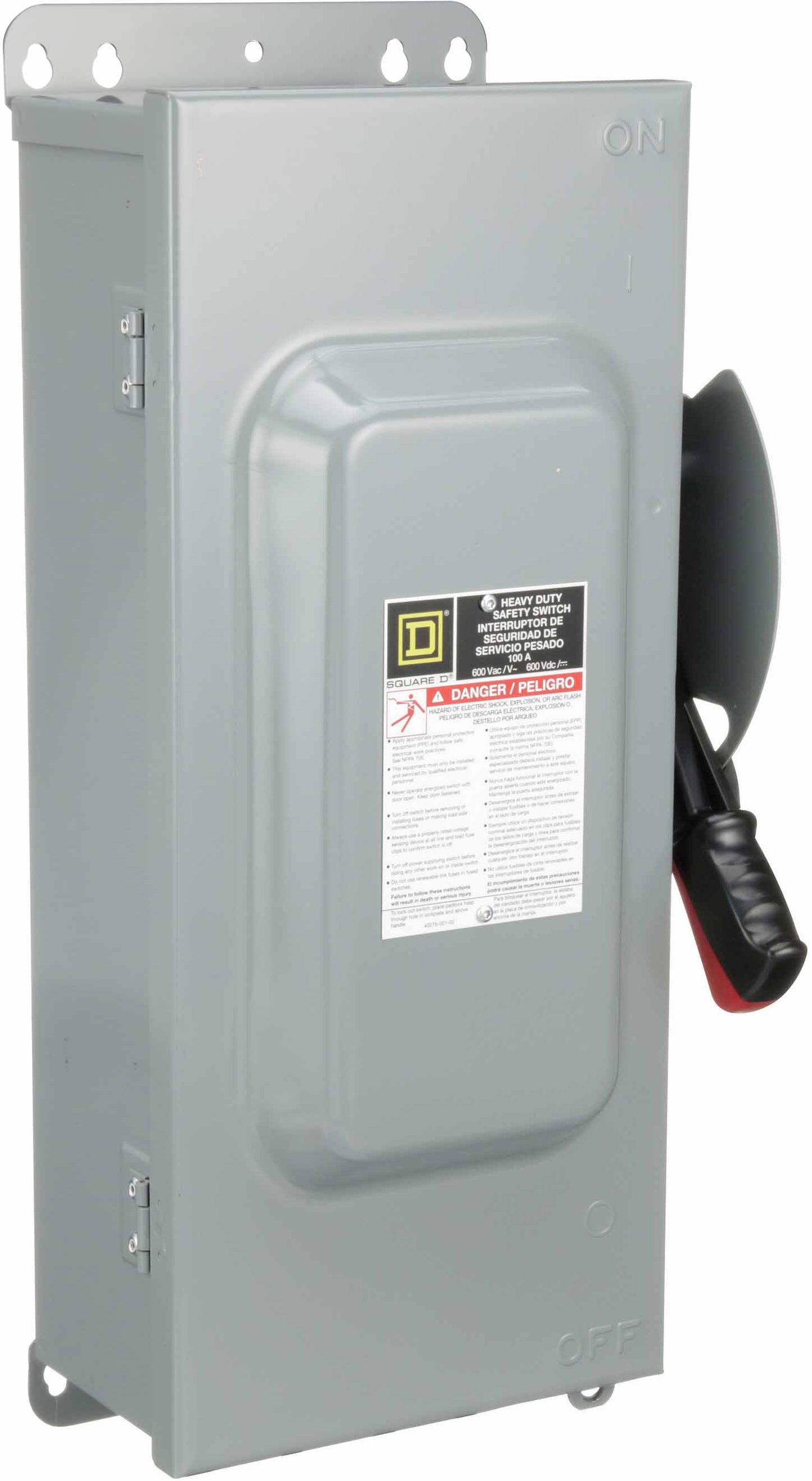 Square D H363AWK Disconnect Switch | 600V 100A 3P Fusible Series F