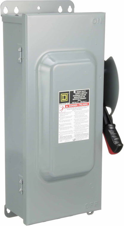 Square D H363AWK Disconnect Switch | 600V 100A 3P Fusible Series F