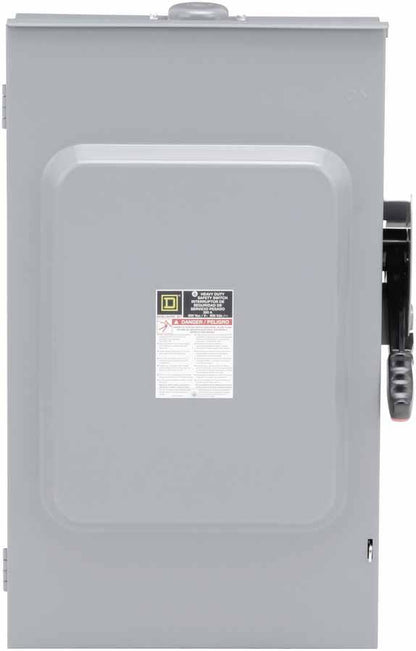 Square D H364RB Disconnect | 600V 200A Fusible Switch Series F