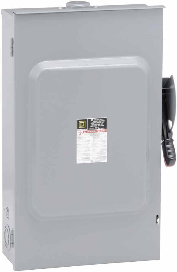 Square D H364NRB Disconnect Switch | 600V 200A Fusible 3P Series F
