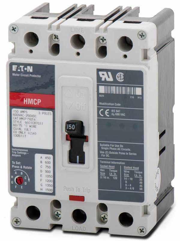 Eaton HMCP150T4 Circuit Breaker | Series C HMCP 600V 150A