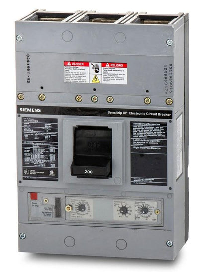 Siemens SHJD69200G Molded Case Circuit Breaker | 600V 200A 3P 35kA@480V Bolt-On Sentron Series