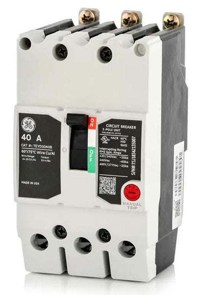 General Electric TEYD3040B Circuit Breaker | TEYD Series TEYD 480V 40A