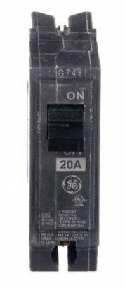 General Electric THHQL1120 Circuit Breaker | 120V 20A 1P 22kA@120V Plug-In Q-Line