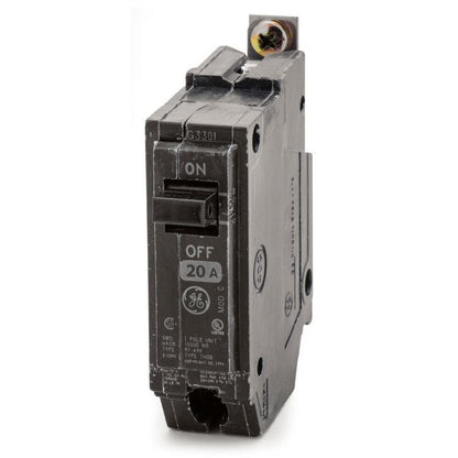 General Electric THQB1120 Circuit Breaker | 120V 20A 1P 10kA@120V Bolt-On Q-Line