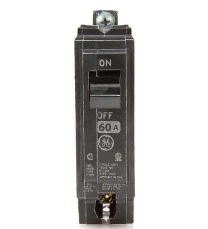 General Electric THQB1160 Circuit Breaker | 120V 60A 1P Bolt-On 10kA@120V Q-Line