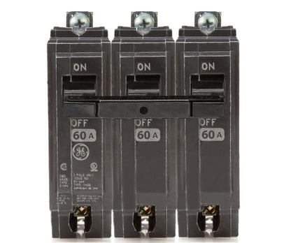 General Electric THQB32060 Circuit Breaker | 240V 60A 3P 10kA@208V Bolt-On Q-Line