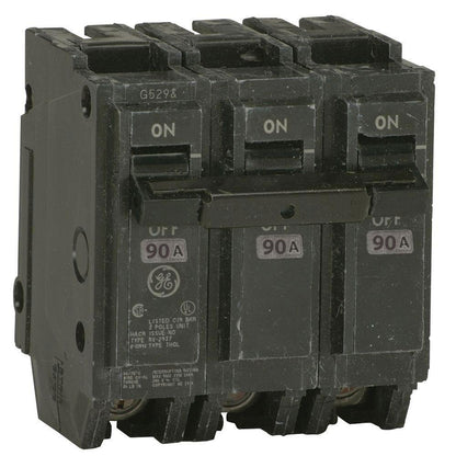 General Electric THQL32090 Circuit Breaker | 240V 90A 3P 10kA@240V Plug-In Q-Line