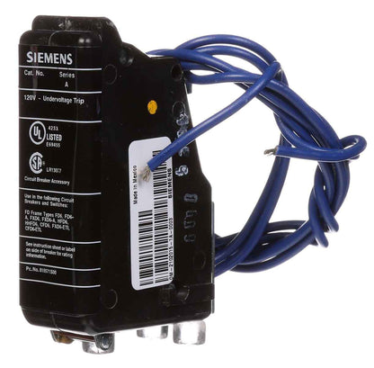 Siemens U06ED60 Circuit Breaker Under Voltage Release 480/480V Sentron Series