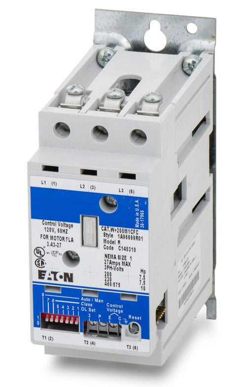 Cutler Hammer W+200M1CFC Motor Starter | 1 pole 3 phase 600V 27A Advantage Series