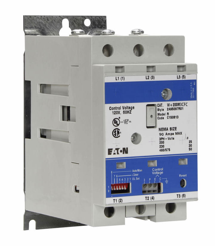 Cutler Hammer W+200M3CFC Motor Starter | 3P 3Ph 600V 90A 120V Coil Advantage Series