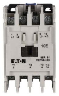Cutler Hammer CE15ANS3TB Contactor 3 pole 3 phase 600V 7A 24V coil Freedom Series