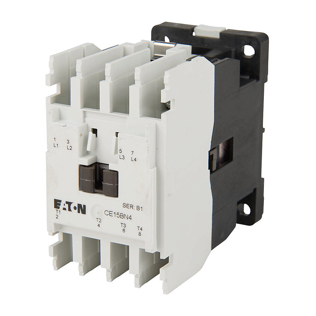 Cutler Hammer CE15BN4AB Contactor 4 pole 3 phase 600V 10A 110V coil