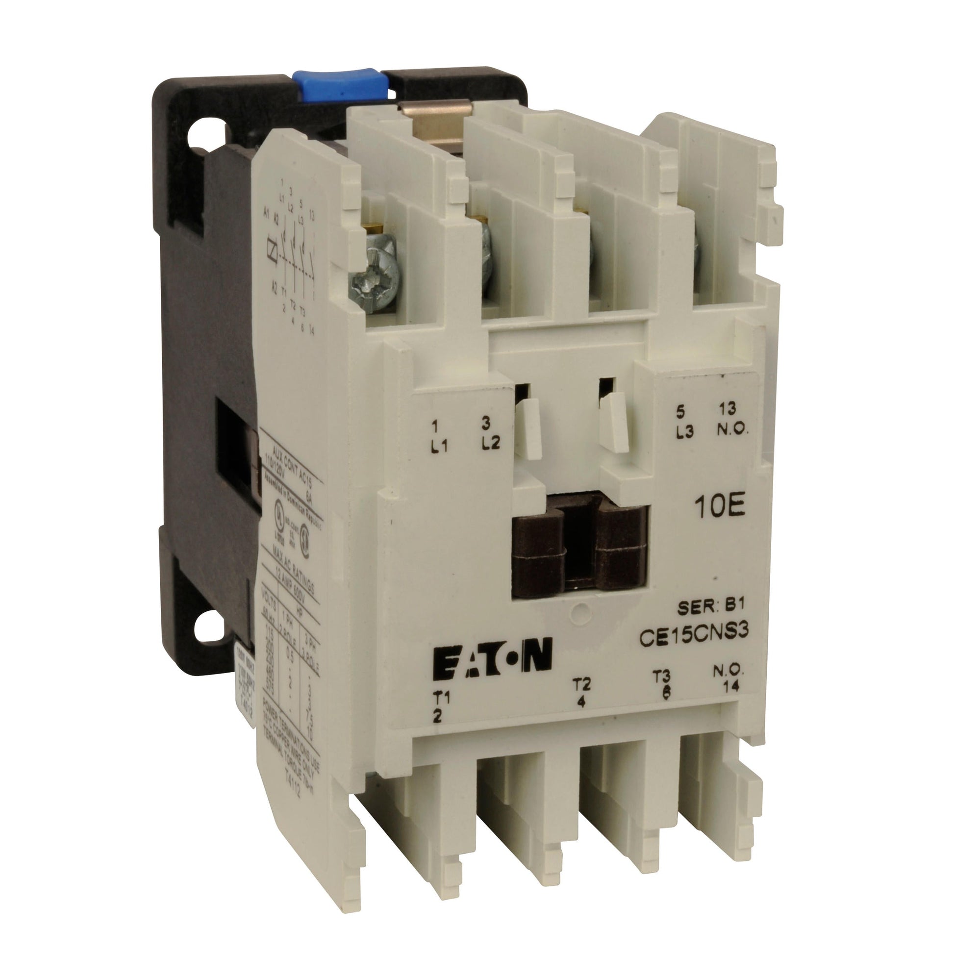 CE15CNS3AB Cutler Hammer Freedom Series Contactor 600V 12A 120V Coil - Essential Electric Supply