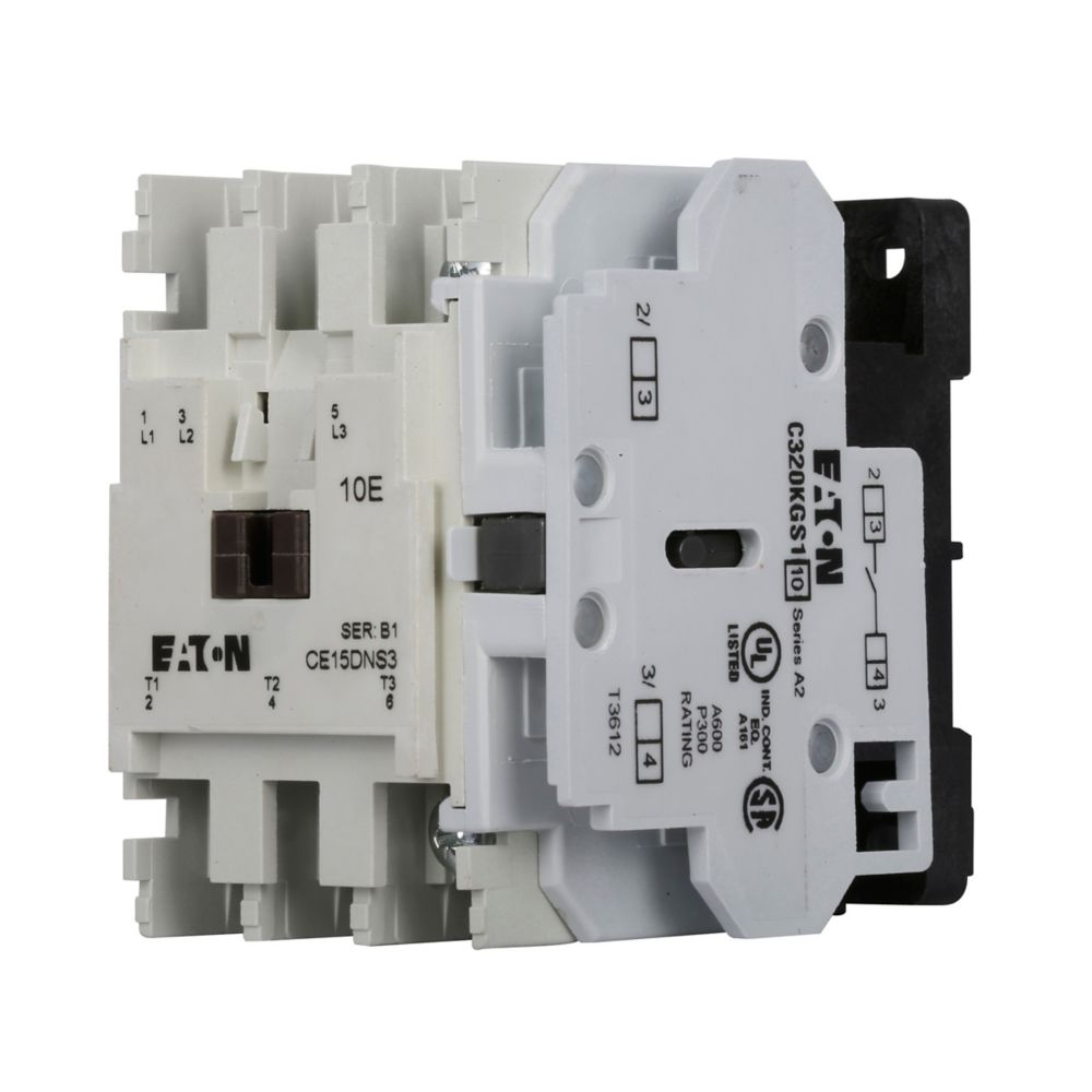Cutler Hammer CE15DNS3AB Contactor 3P 3PH 600V 18A 110V Coil Freedom Series