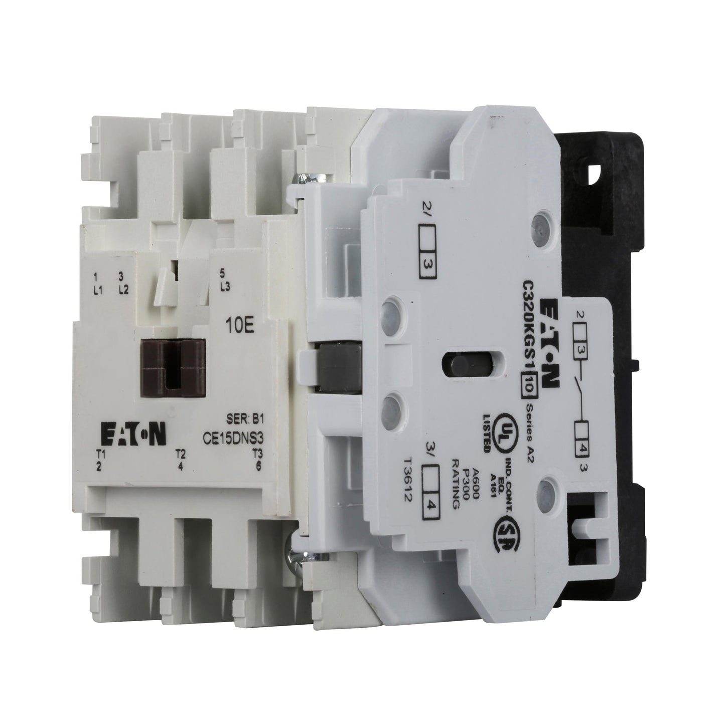 CE15DNS3AB Cutler Hammer Freedom Series Contactor 600V 18A 120V Coil - Essential Electric Supply