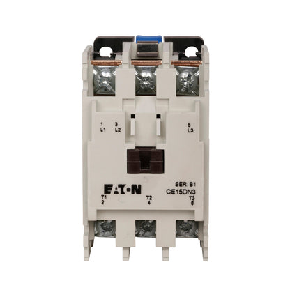 CE15GN3AB Eaton Freedom Series Contactor 3 pole 3 phase 8V 37A 110V coil - Essential Electric Supply